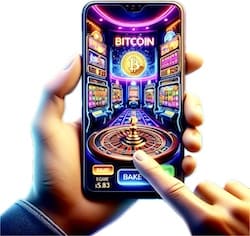 Spil med Bitcoin på Crypto Casinoer på mobilen